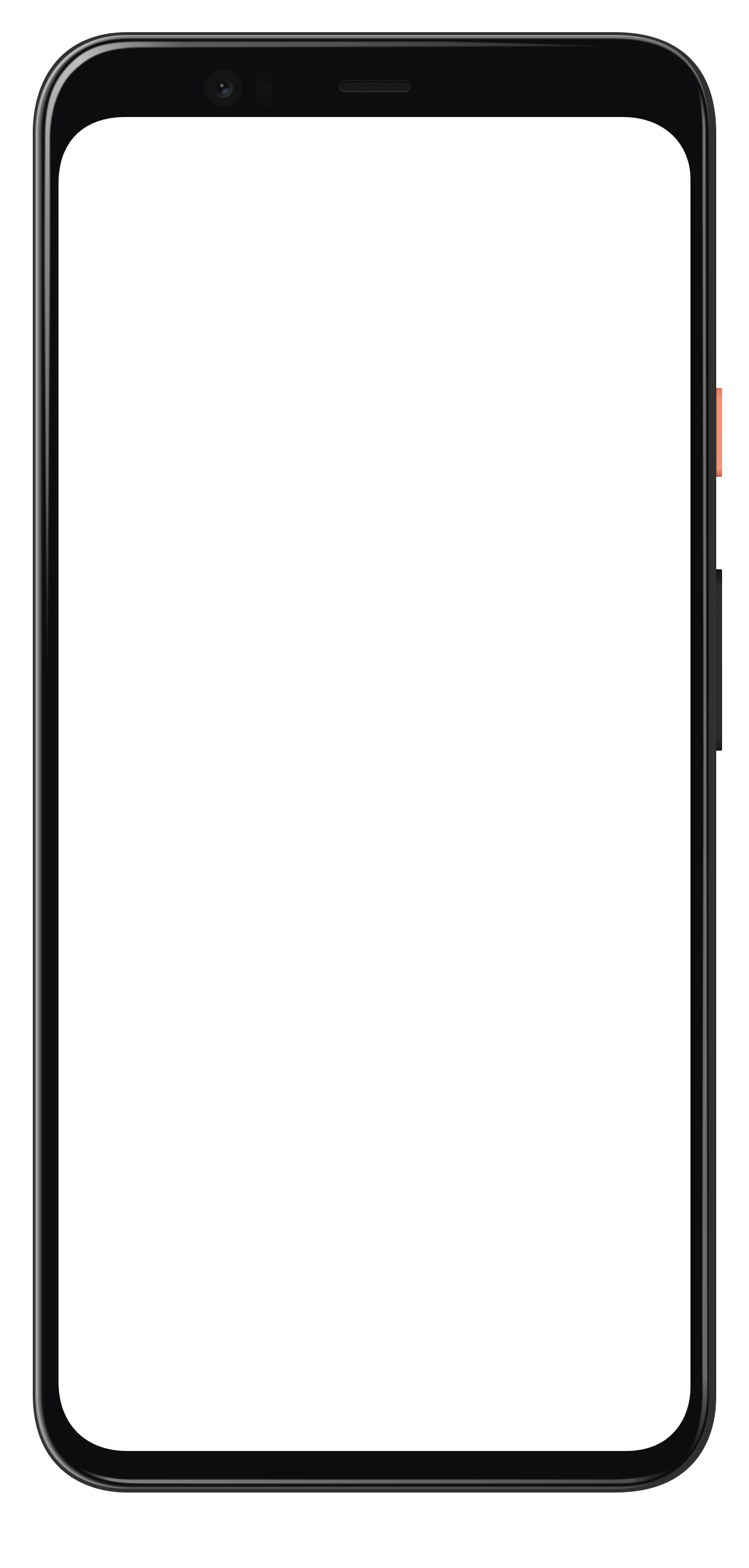 google pixel 4 mockup