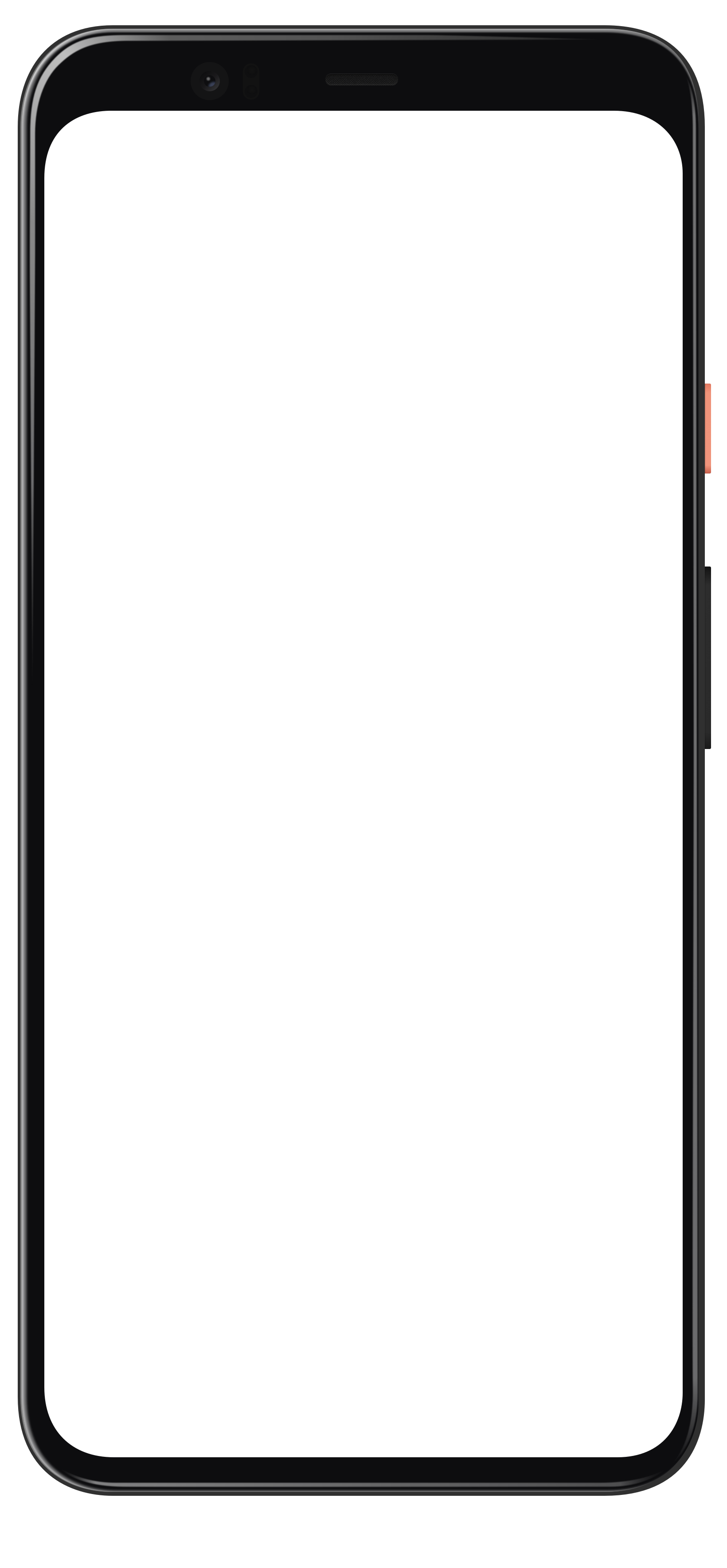 google pixel 4 XL mockup