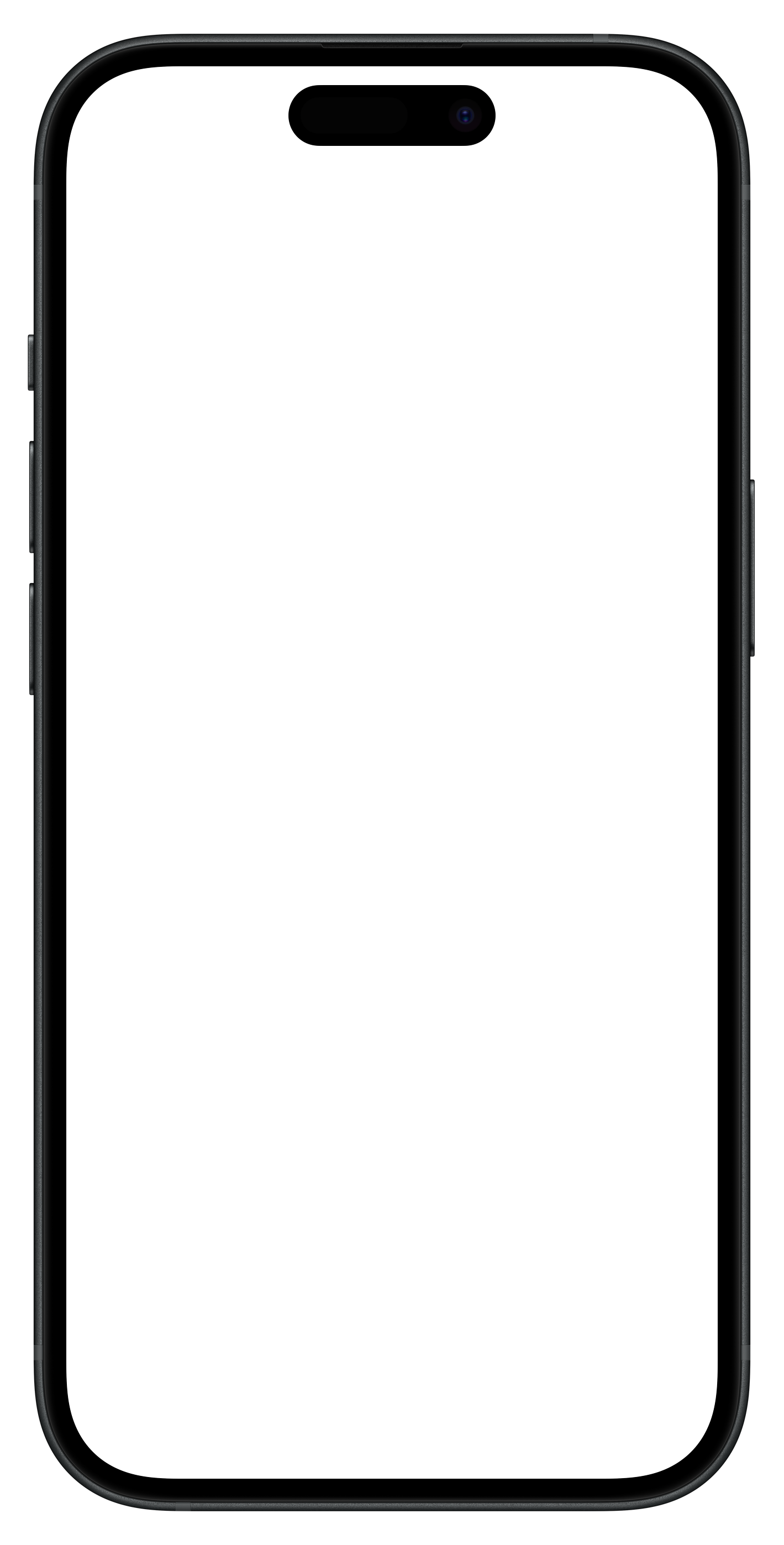 iPhone 15 Black Mock Up