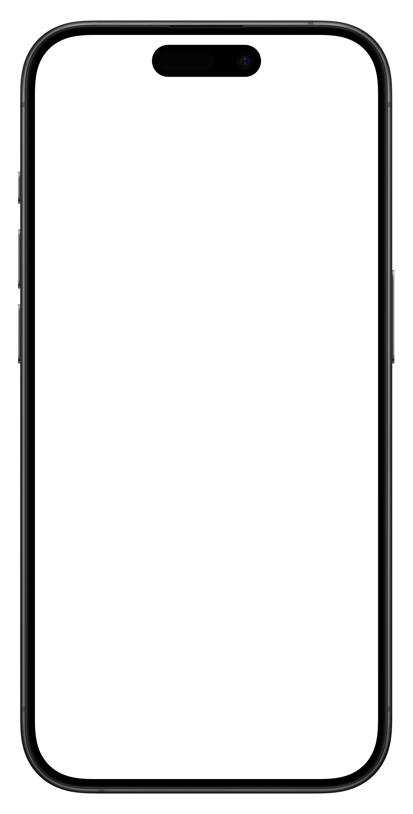 iPhone 15 Pro Black Titanium Mock Up