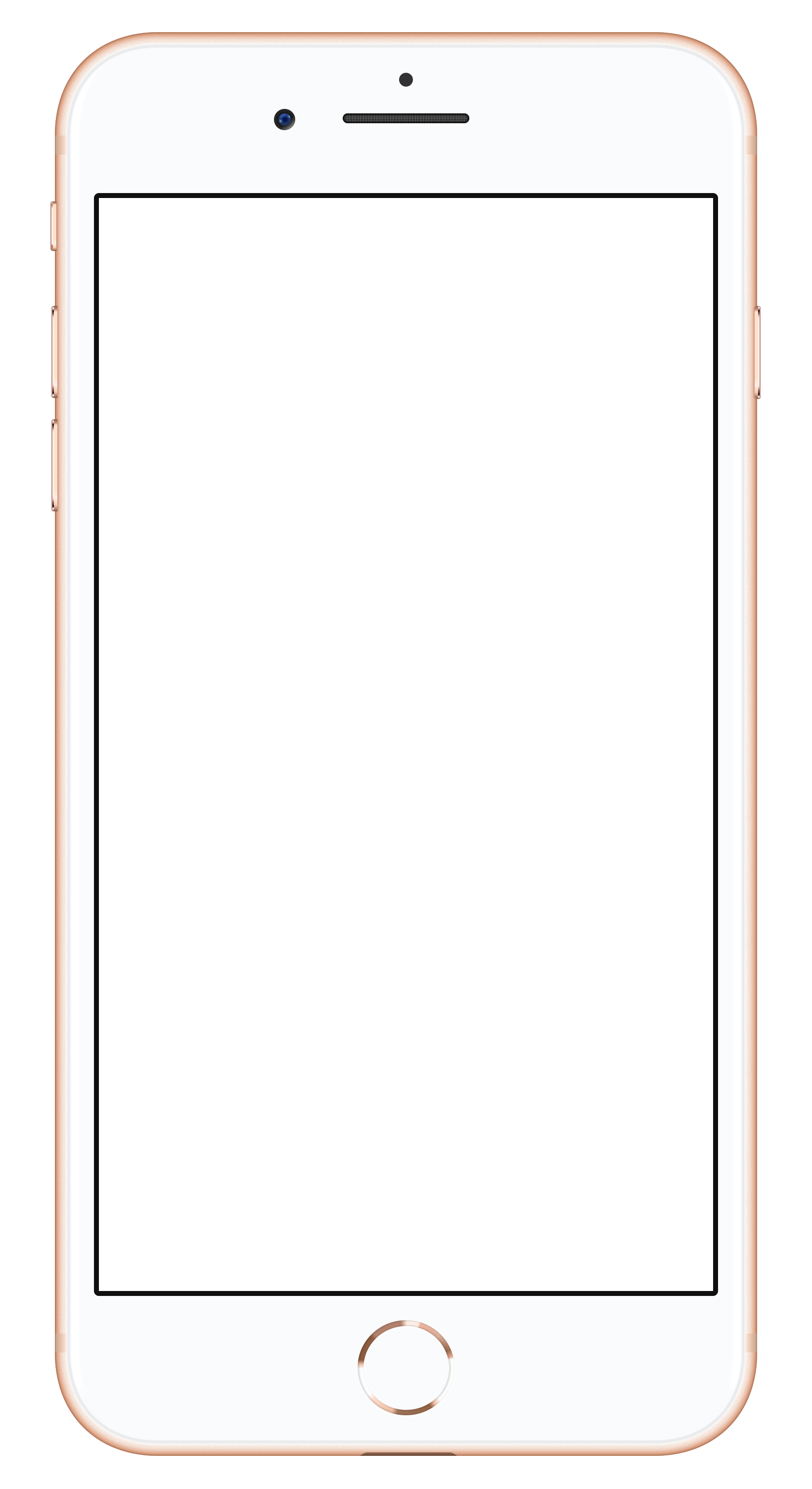 iPhone 8 Plus Gold Mock Up