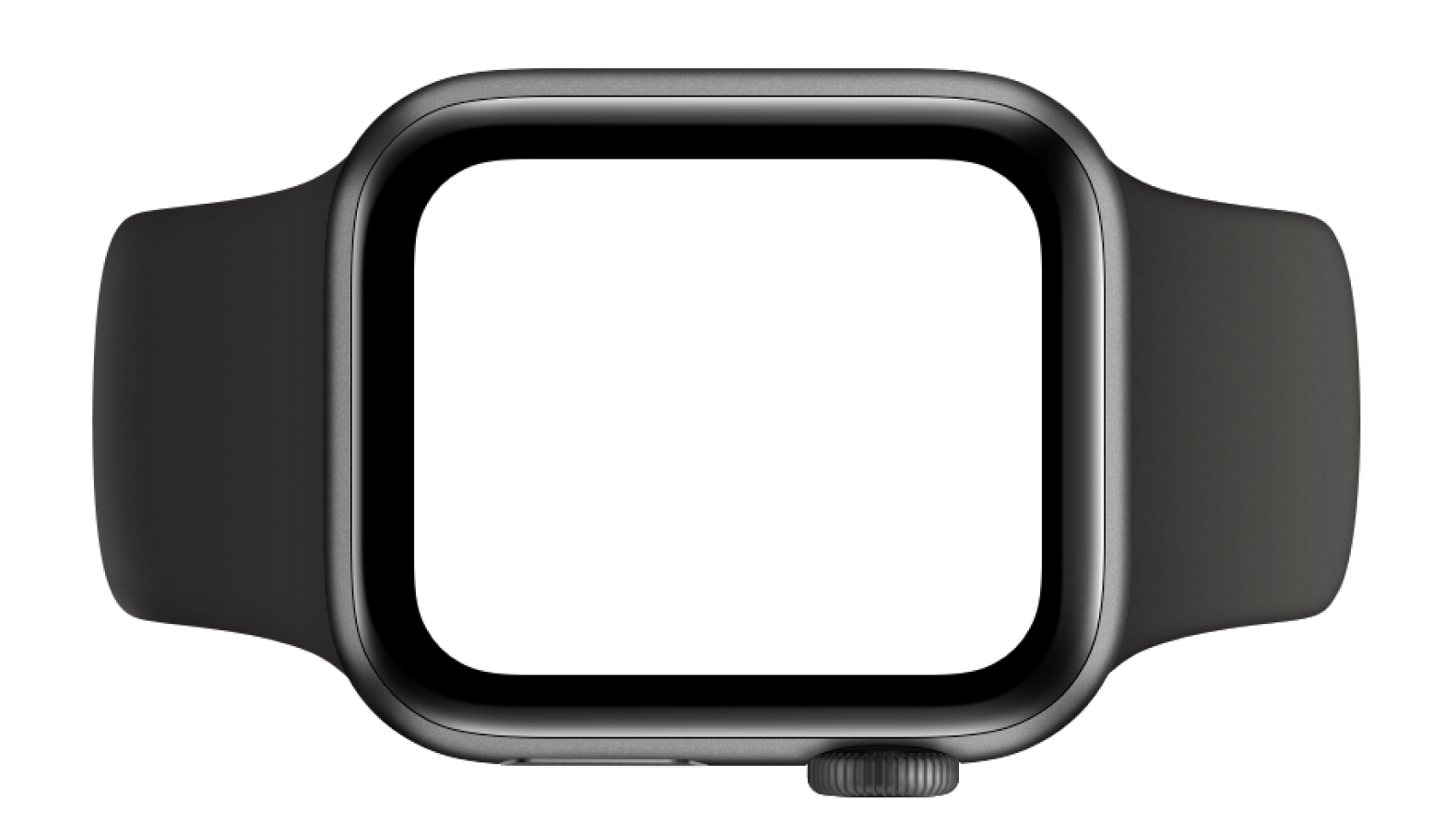 Apple Watch Series 5 40mm Space Gray Aluminium Mock Up