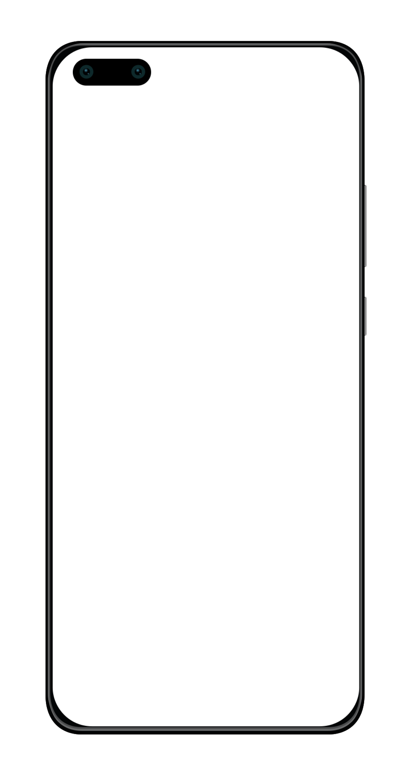 Huawei P40 Pro+ Black Mock Up